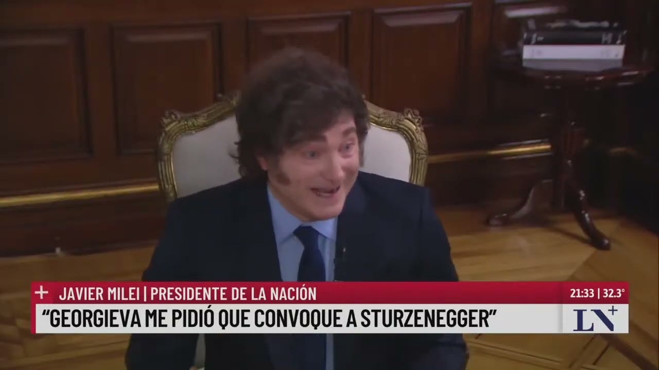 "Quiero hacer a Argentina grande otra vez": Javier Milei con Trebucq,  segunda parte