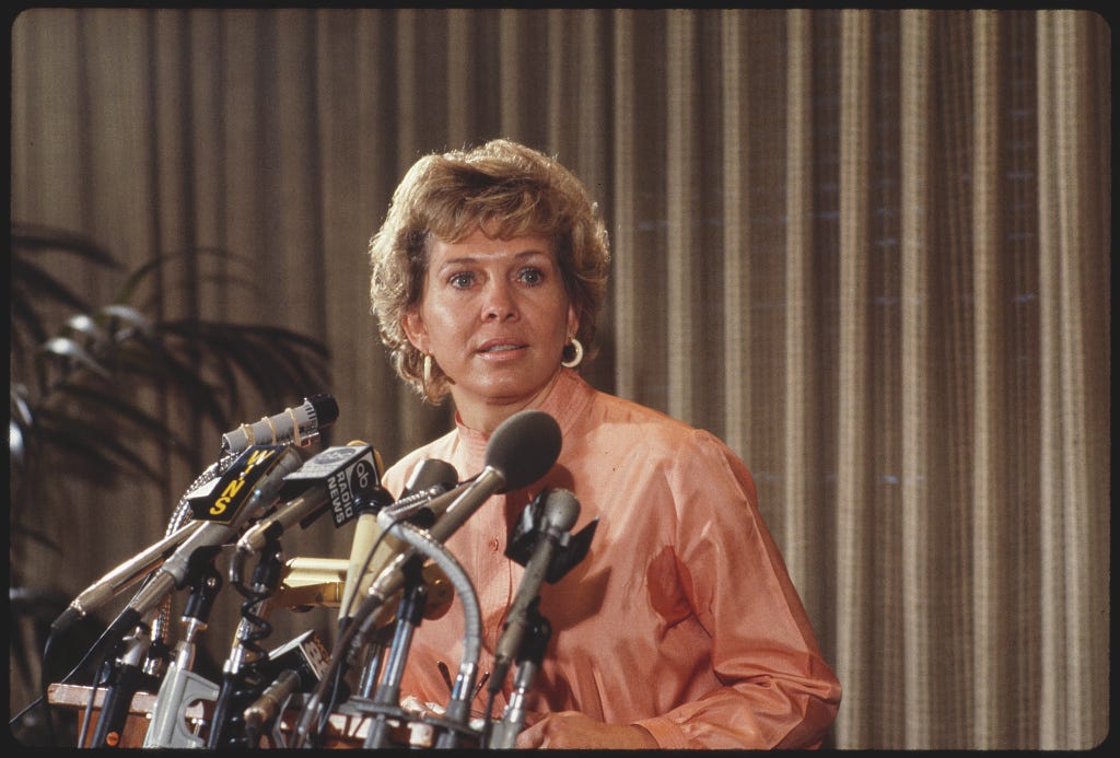 Ruth Carter Stapleton, press conference, N.Y. | Library of Congress