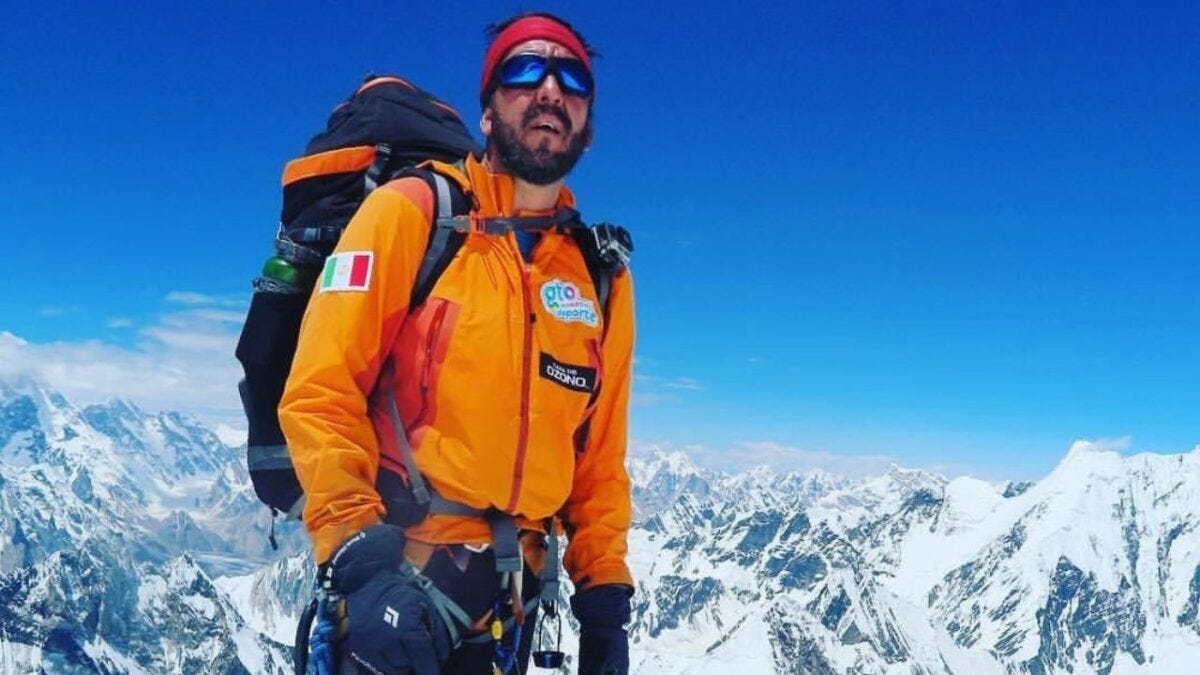 La Comisión de Estado de Guanajuato lamentó la muerte del alpinista Yuri Contreras.