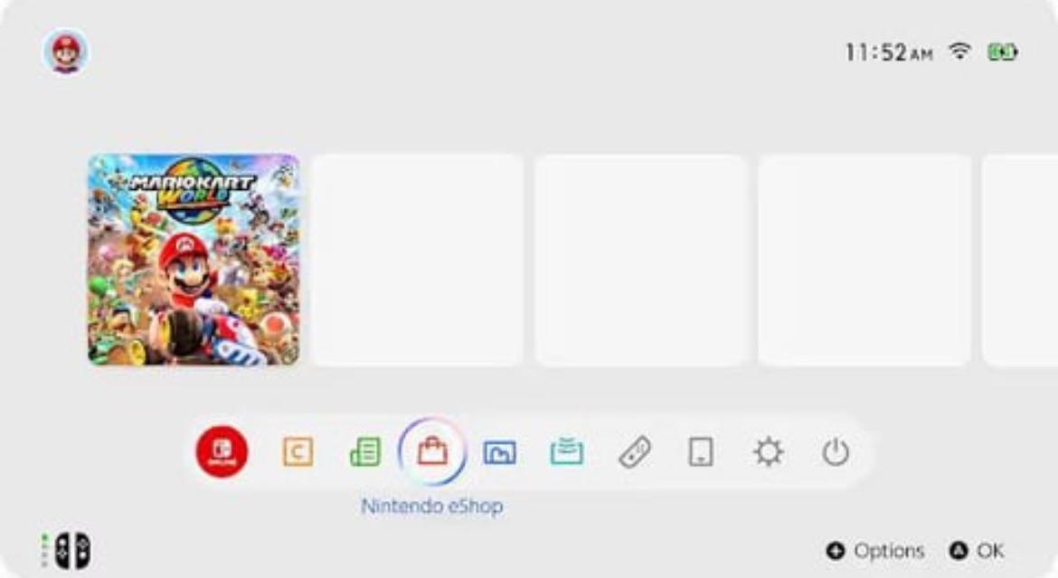 last of me being annoying regarding Switch 2 news but here's the Home  Screen UI of Nintendo Switch 2 : r/GoodAssSub
