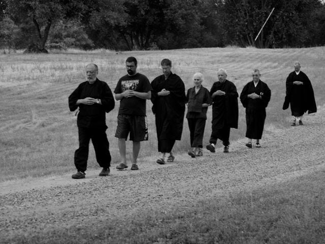 Kinhin: Slow Walking | Two Rivers Zen Community: