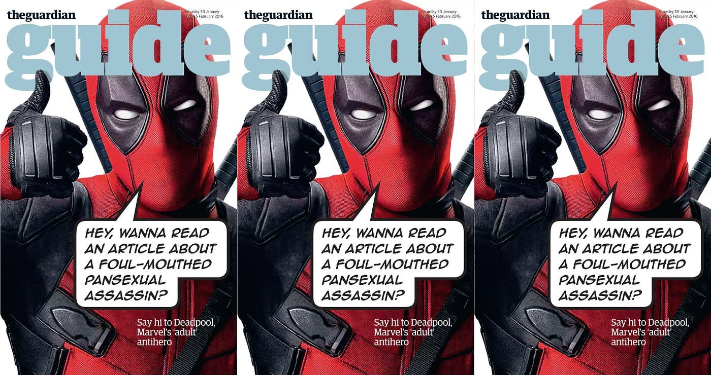 deadpool is pansexual. deal with it. | by kory | Medium