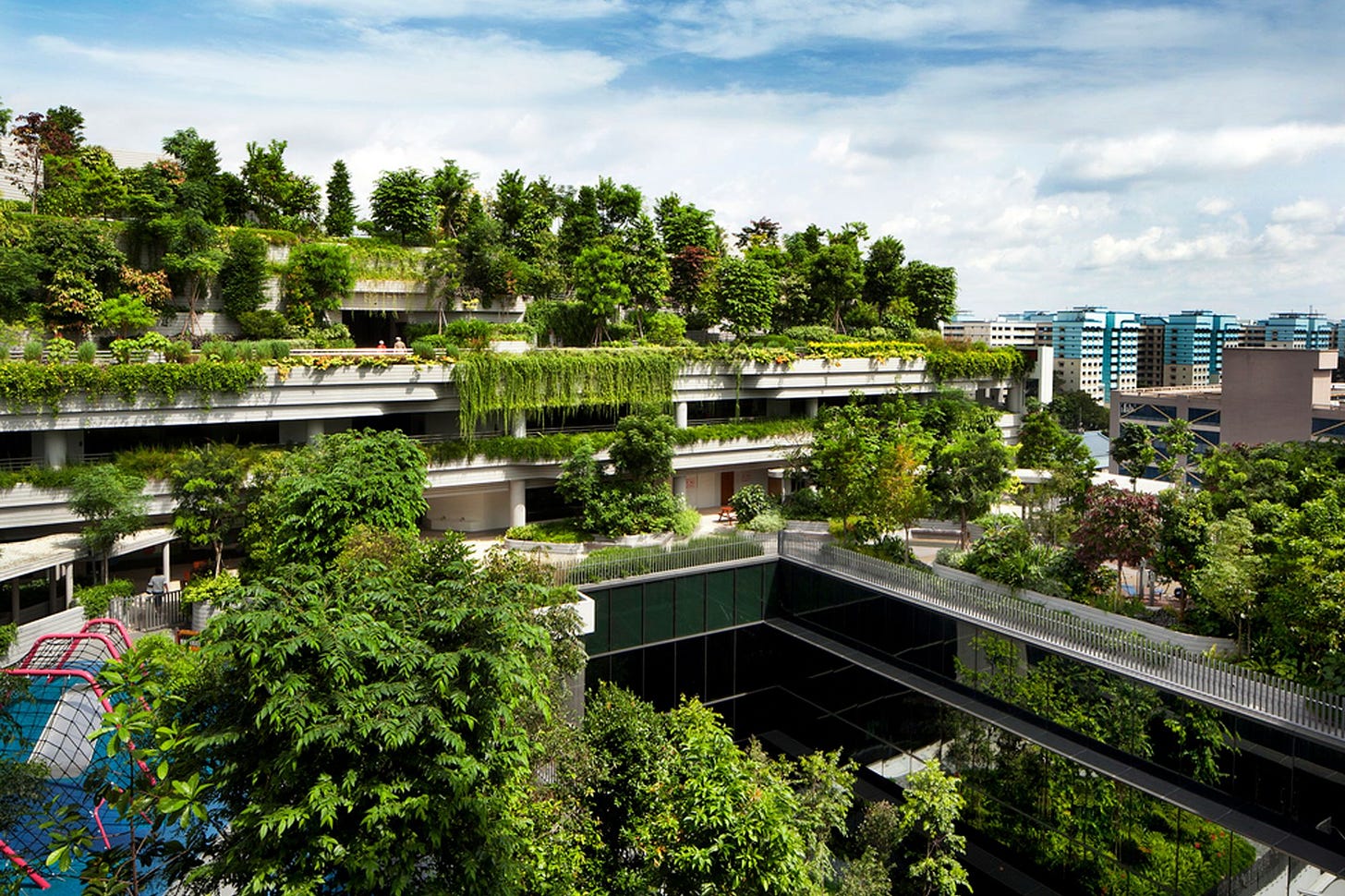 Designed by WOHA Architects, Kampung Admiralty aims to foster a kampung spirit among the elderly Image: Courtesy of WOHA Architect