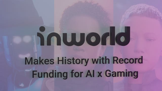 Inworld Makes History with Record Funding for AI x Gaming - Nifty Sparks News