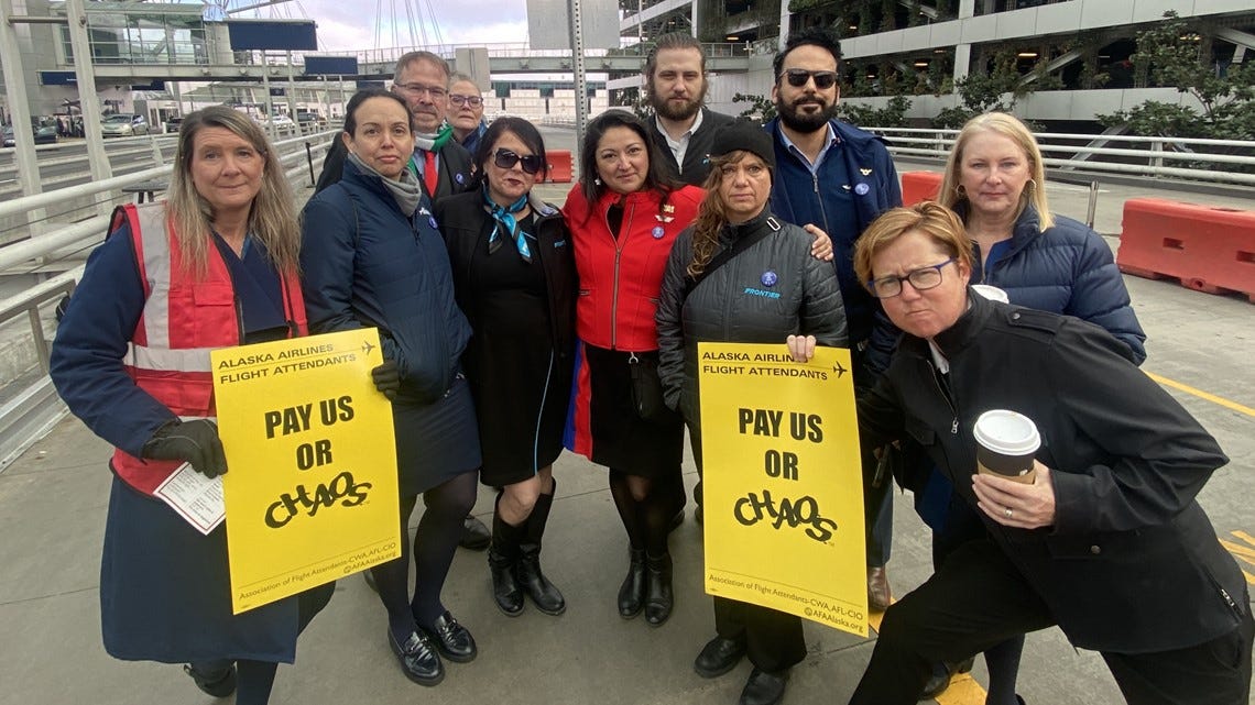 Alaska Airlines flight attendants vote to authorize strike | kgw.com