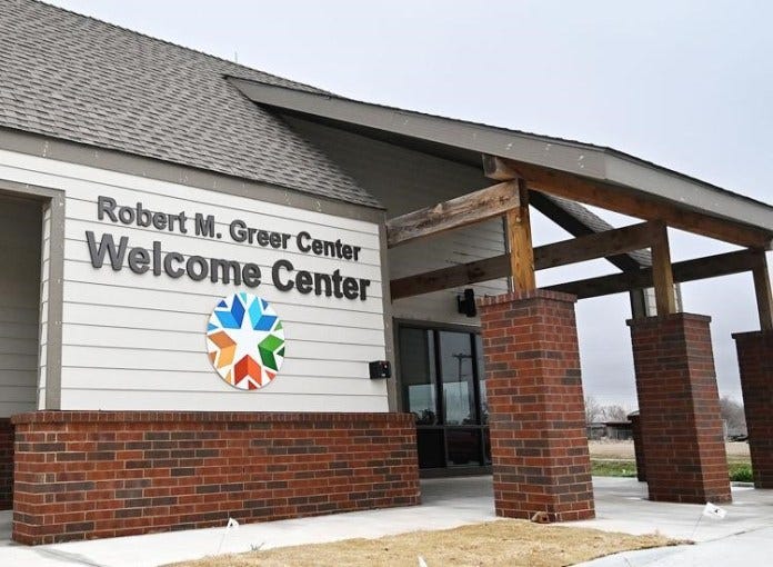 Greer Center sign