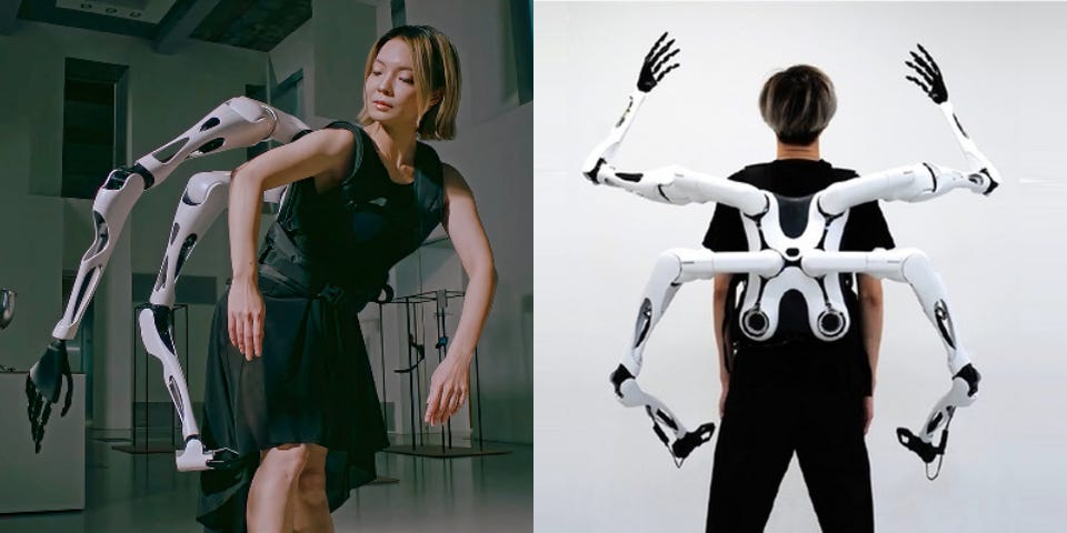 Japanese Scientists Create Robot Arms That You Can Wear and Use Everyday