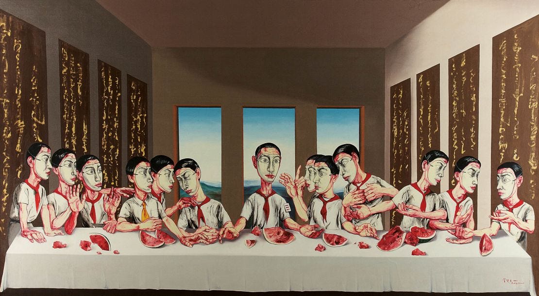 "The Last Supper" set an auction record for Asian contemporary art