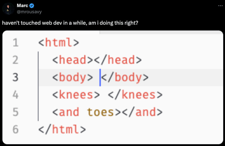 head body knees and toes html