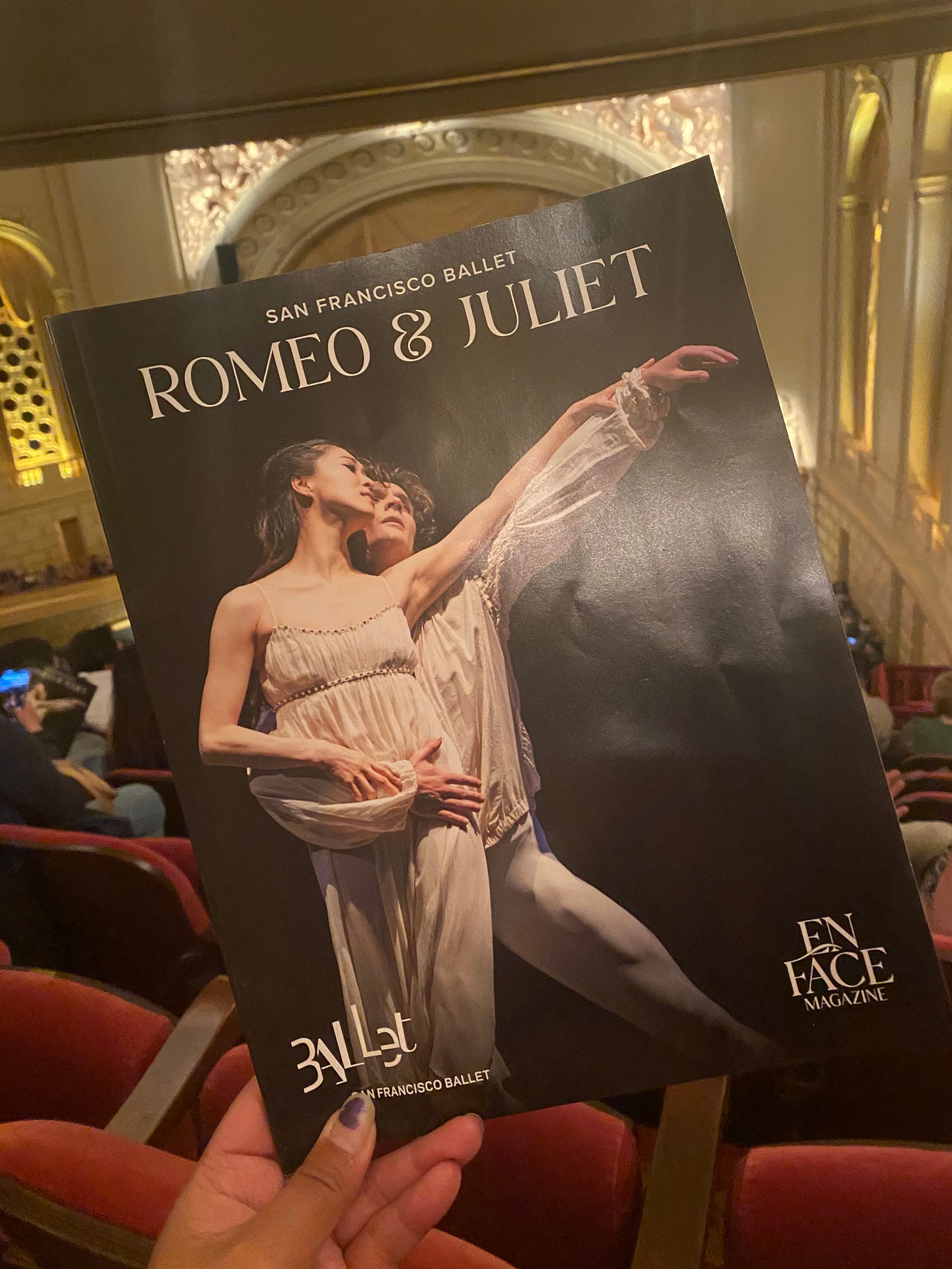 SF Ballet Romeo and Juliet program book