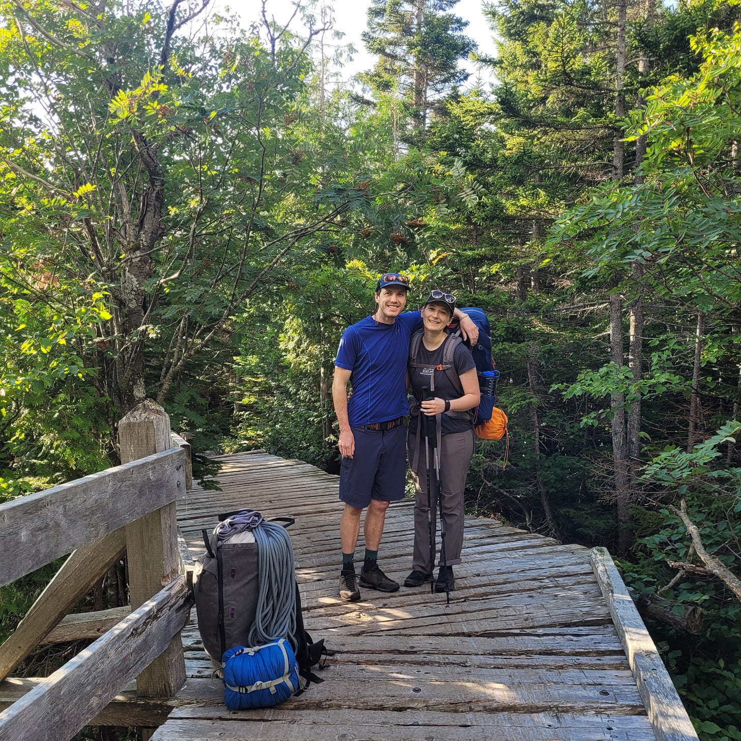 Backpacking in the Maine highlands