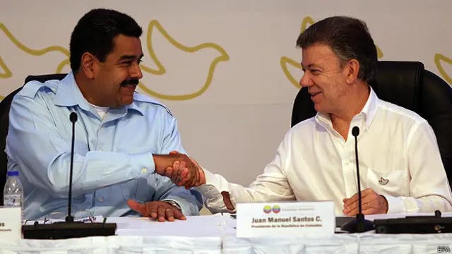 Santos y Maduro anuncian medidas conjuntas para combatir el contrabando -  BBC News Mundo