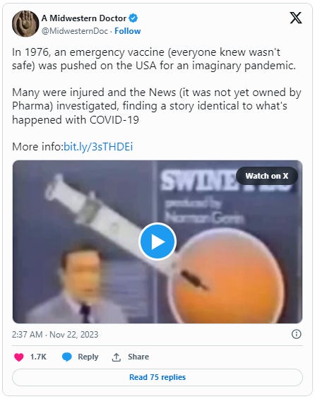 1976 emergency vaccine