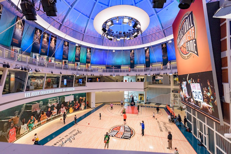 Naismith Memorial Basketball Hall of Fame opens after $25 million renovation