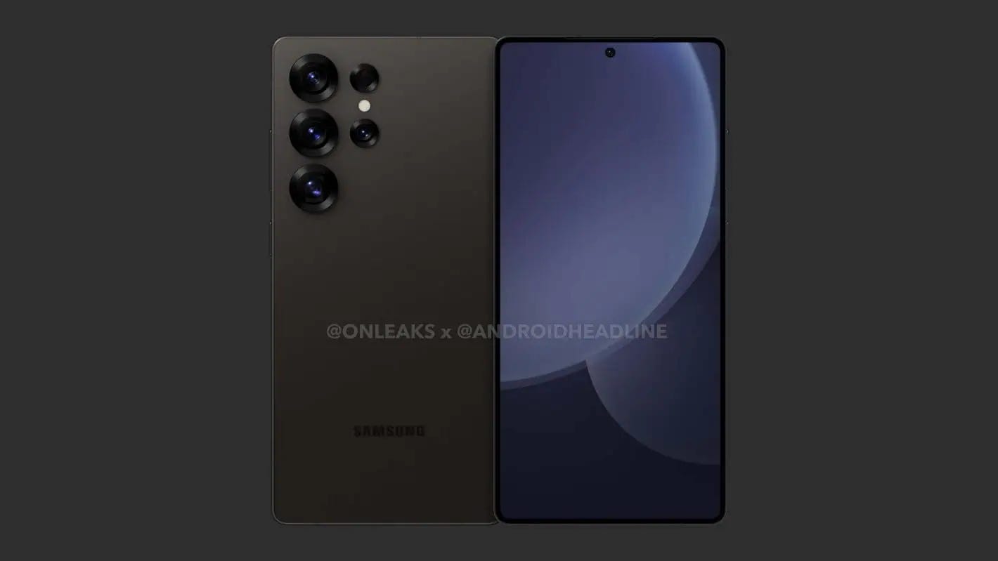 Samsung Galaxy S25 Ultra: design leak