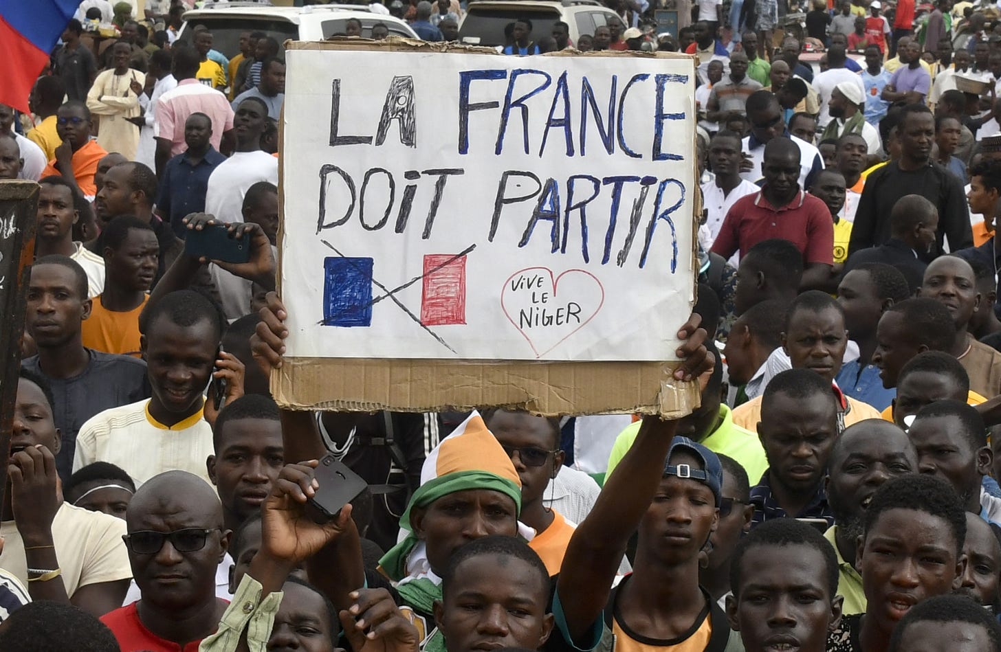 They really don’t like France in Niger.