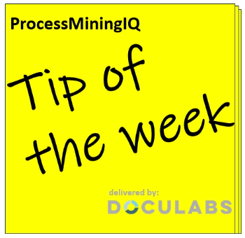 yellow post-it not with processminingiq tip of the week