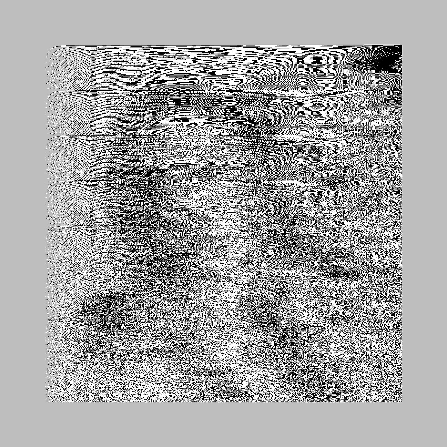 Reconstruction from a 1D + 1D moving-average blur