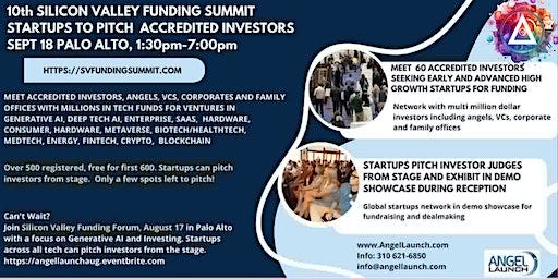 Silicon Valley VC Funding Summit