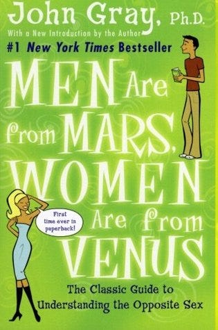 Cover of Men Are From Mars, Women Are From Venus by John Gray
