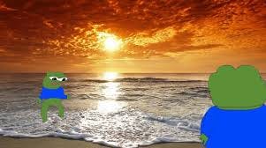Pepe Dee Frog - Finally found da nudist beach but there's... | Facebook
