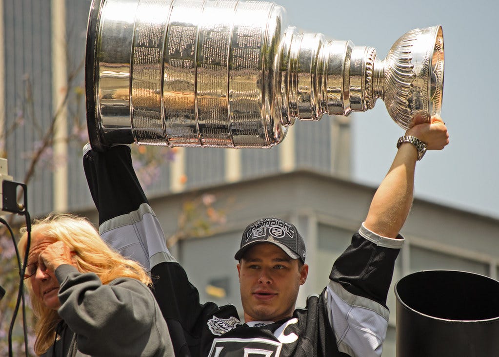 Dustin Brown and the Stanley Cup! Dustin Brown and the Stanley Cup!