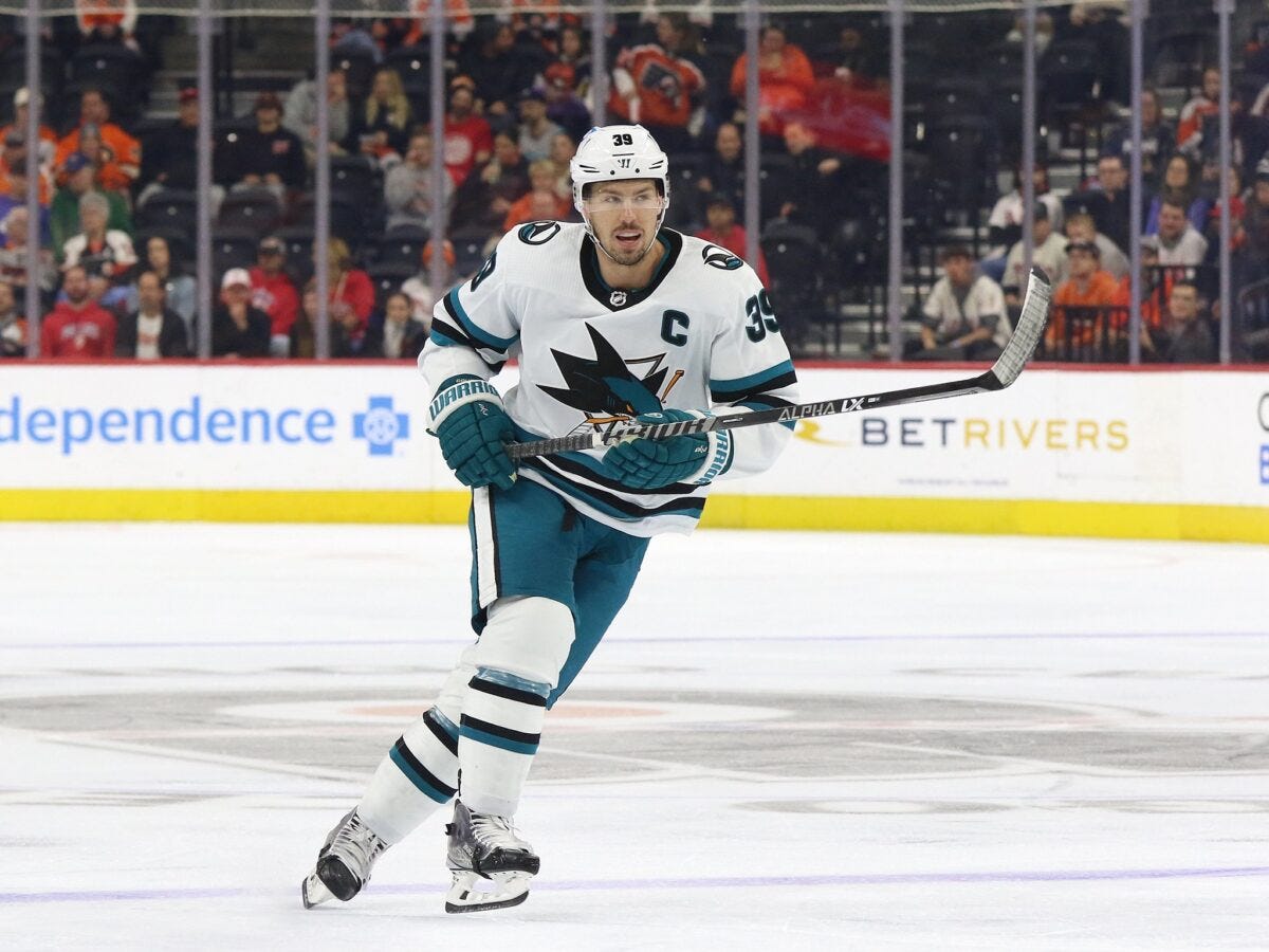 Logan Couture San Jose Sharks