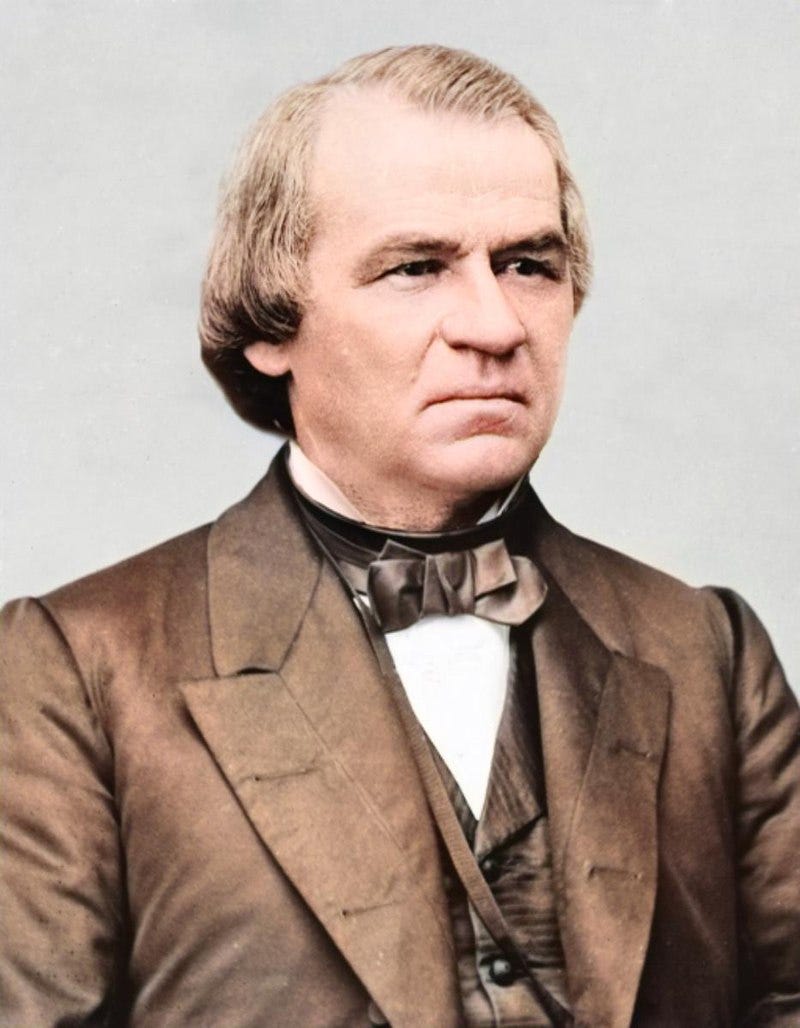 File:Colorized portrait of Andrew Johnson.jpeg - Wikimedia Commons