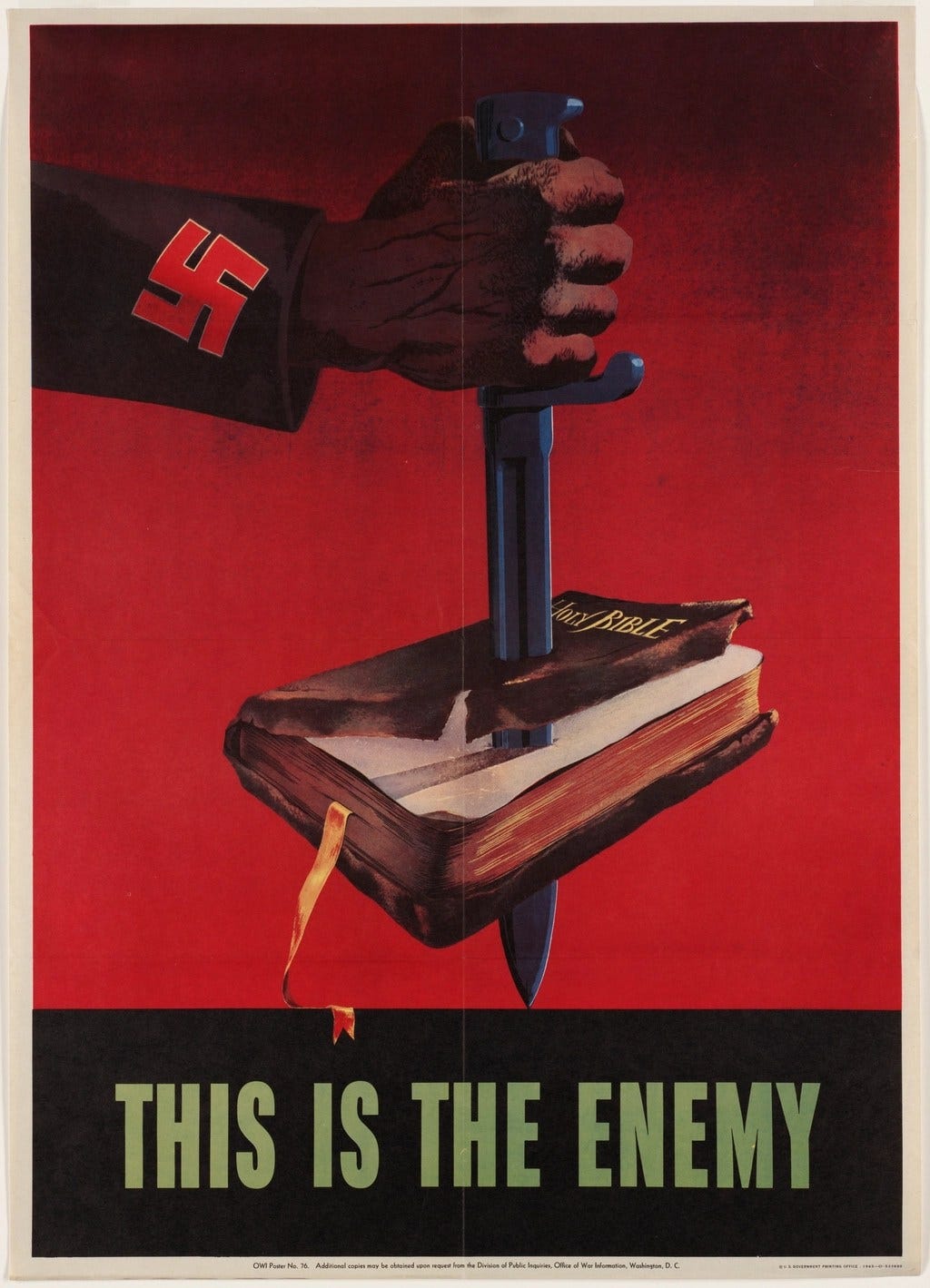 This is enemy, Nazi propaganda
