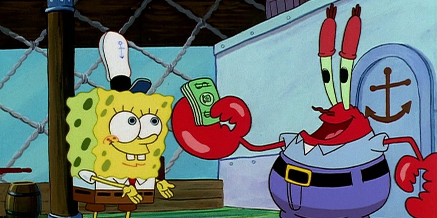 SpongeBob SquarePants: 10 Best Moments Between SpongeBob And Mr. Krabs