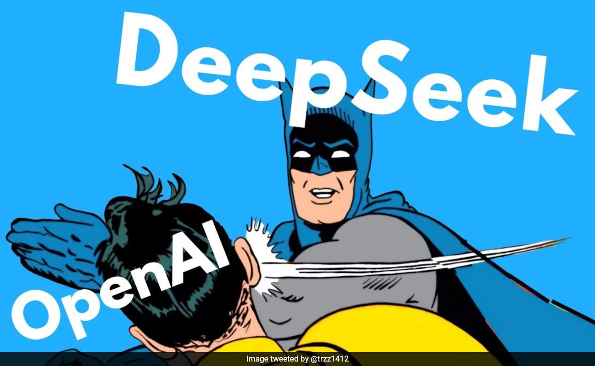 DeepSeek v Open AI MEME