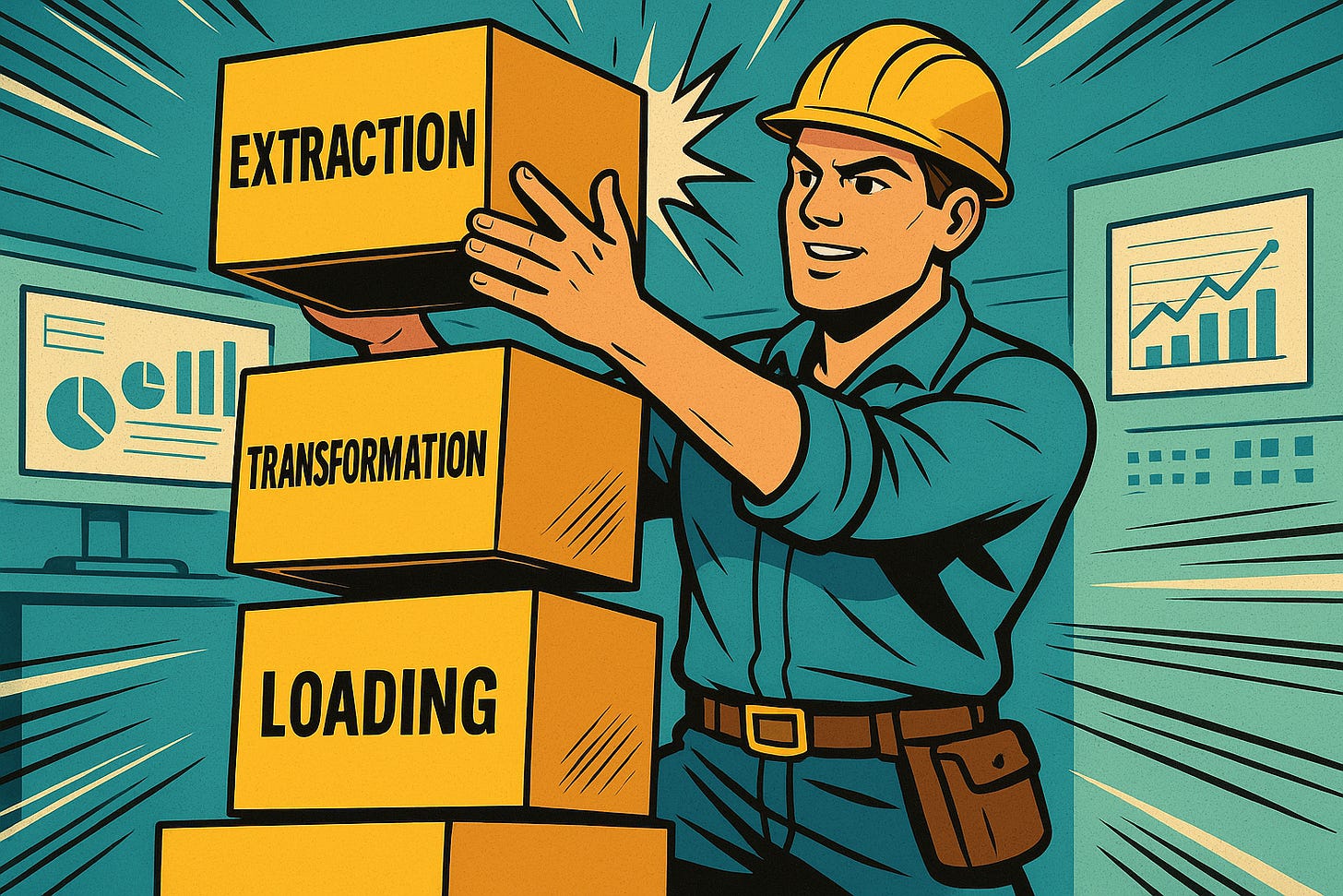 A data engineer building an analytics data stack