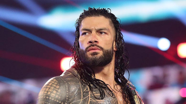 Roman Reigns performing in WWE
