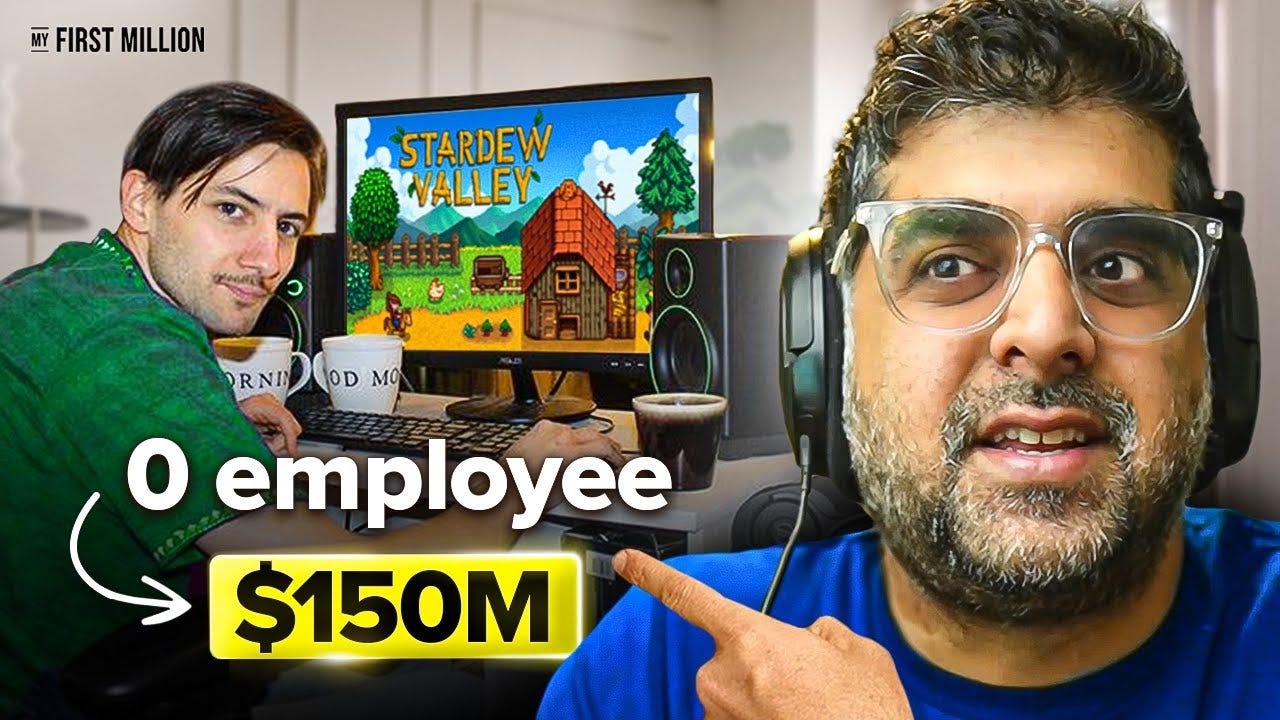 May be an image of ‎2 people and ‎text that says '‎FIRST MILLION STARDEW VALLEY RNI OD MO O employee ا $150M‎'‎‎