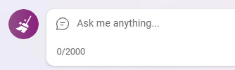 Bing Chat "Ask me anything" bar