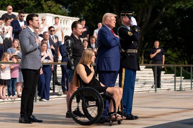 Trump campaign was warned not to take photos at Arlington