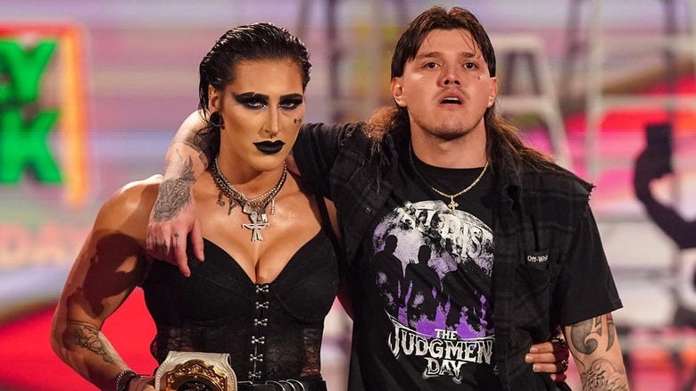 Rhea Ripley And Dominik Mysterio Appear On WWE TV