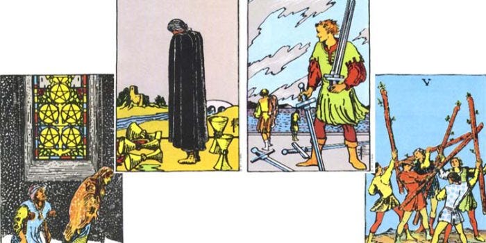 Arcanos de número 5: conoce su significado