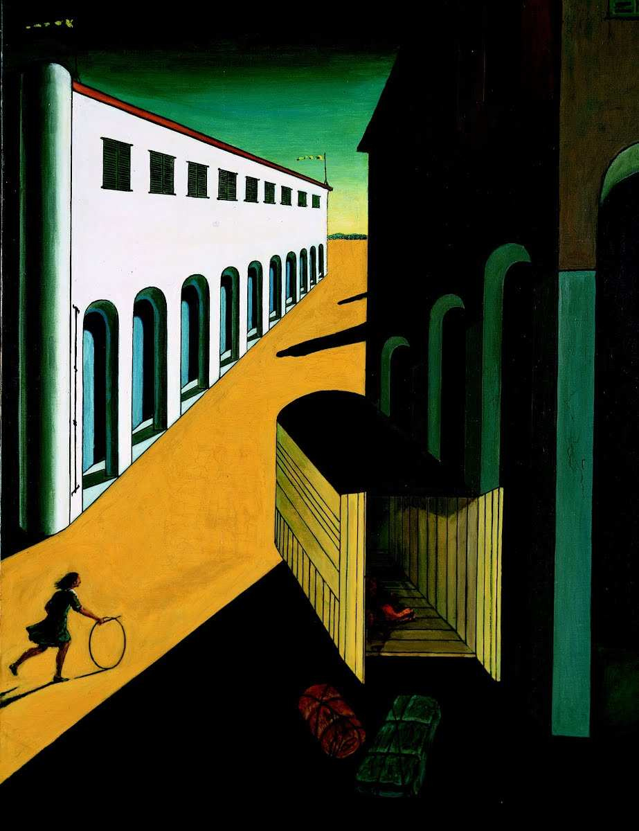 The Mystery and Melancholy of a Street, Giorgio de Chirico, 1914