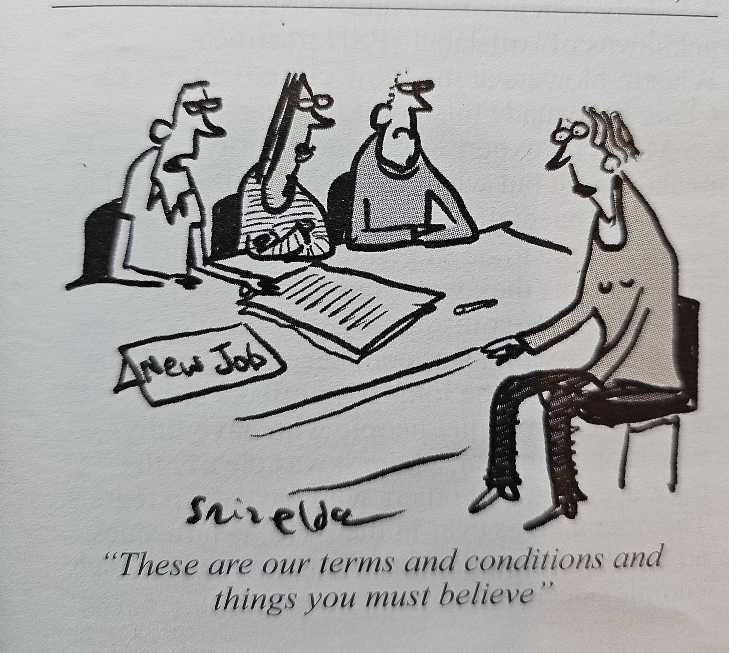 Grizelda cartoon from Private Eye as detailed in text above image