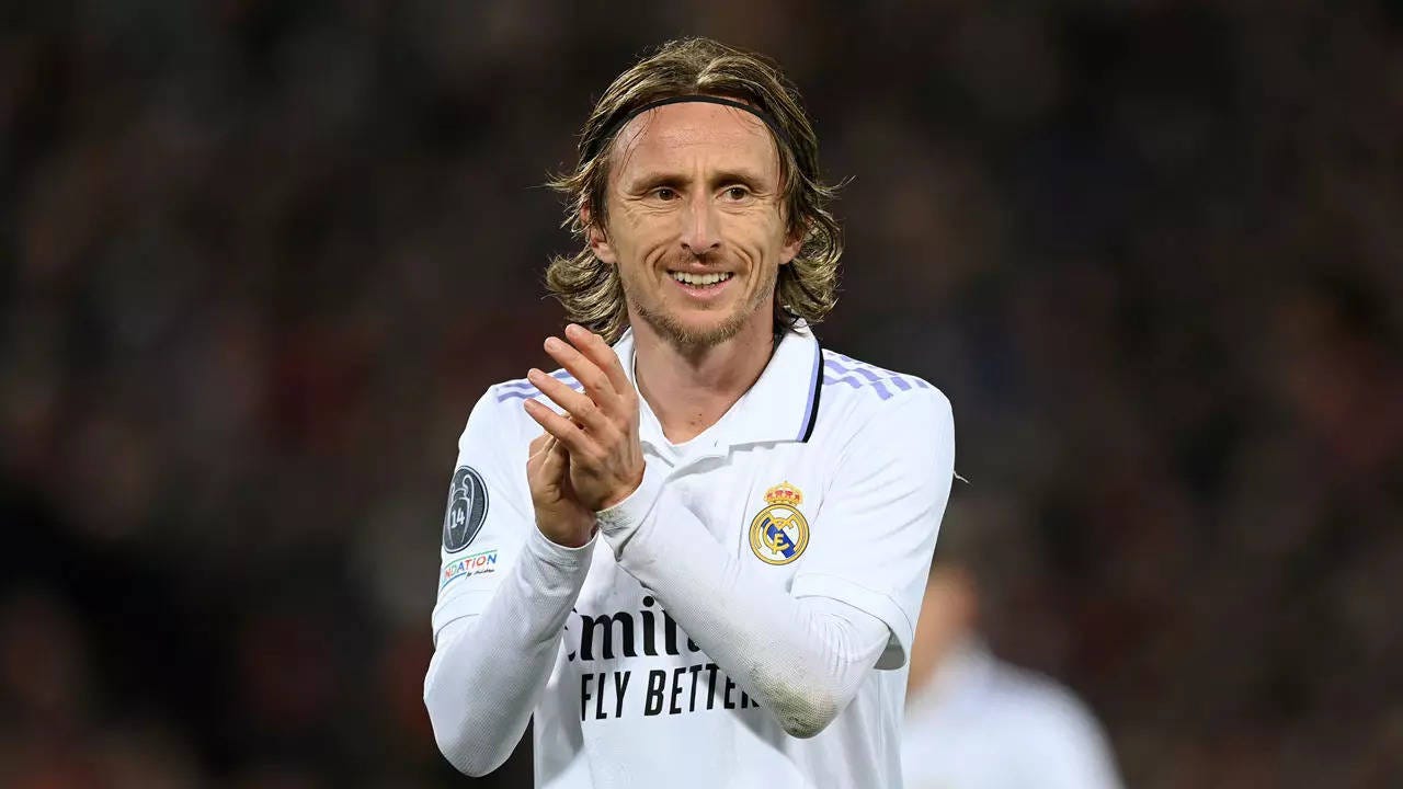 A general photo of Real Madrid midfielder Luka Modric 