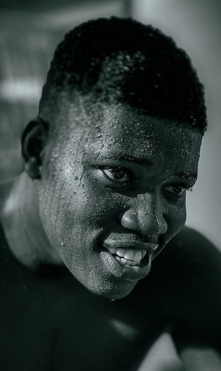 Free Close-up of Young Man in Sweat  Stock Photo