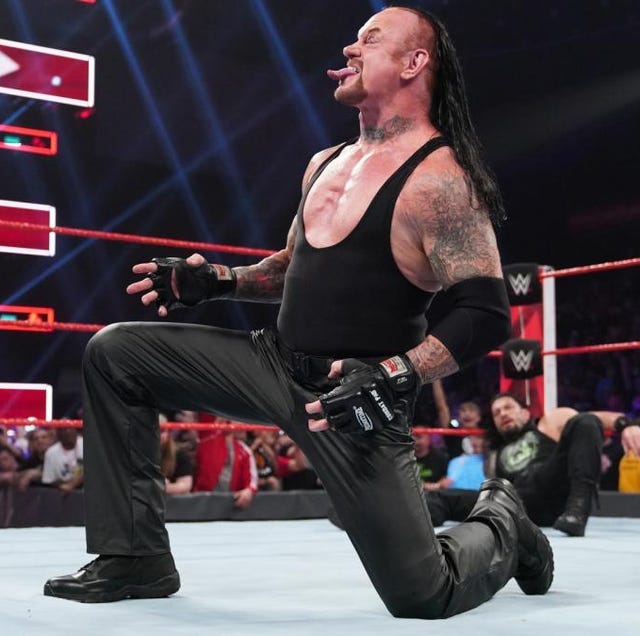 the undertaker and roman reigns on wwe raw