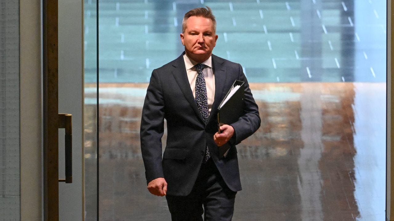CANBERRA, Australia - NewsWire Photos - June 25, 2024: Minister for Climate Change and Energy, Chris Bowen during Question Time at Parliament House in Canberra. Picture: NewsWire / Martin Ollman CANBERRA, Australia - NewsWire Photos - June 25, 2024: Minister for Climate Change and Energy, Chris Bowen during Question Time at Parliament House in Canberra. Picture: NewsWire / Martin Ollman