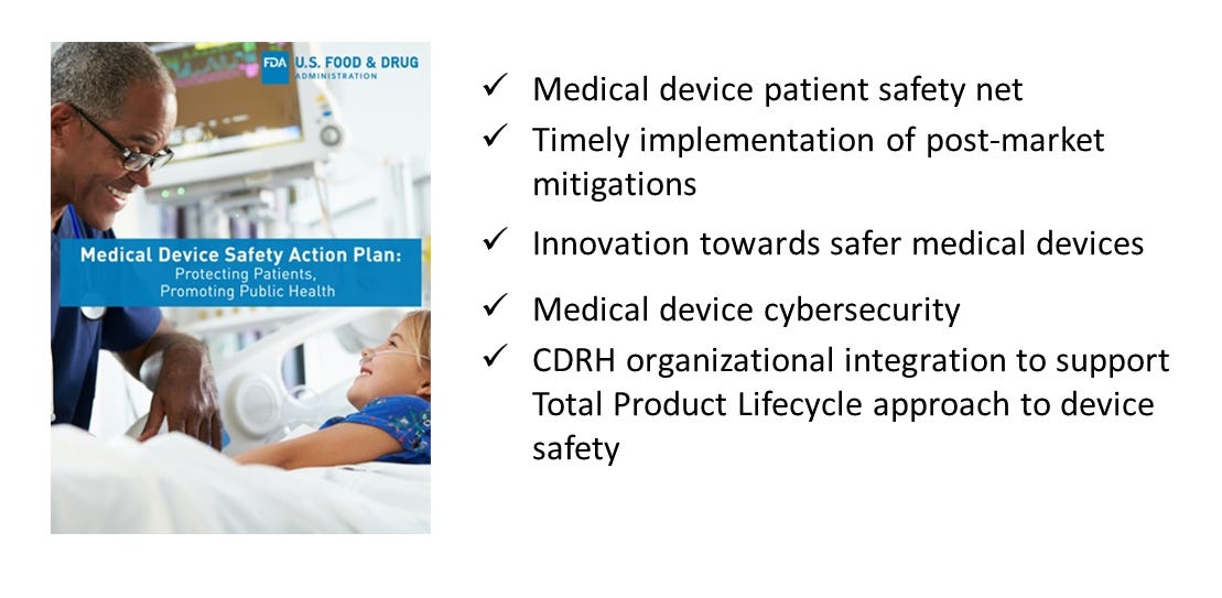 FDA Medical Device Safety Action Plan
