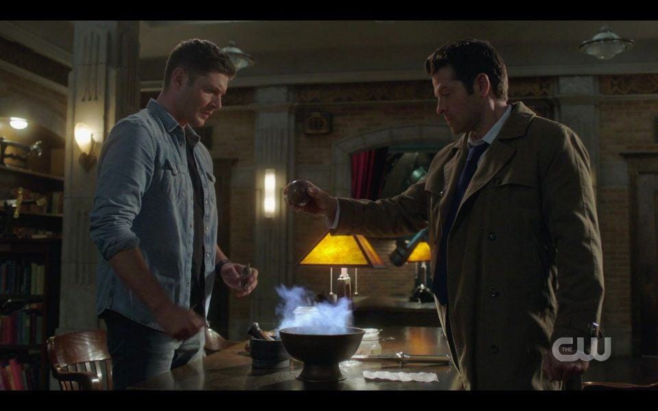 Dean Winchester realizes how much he loves Castiel SPN 1509