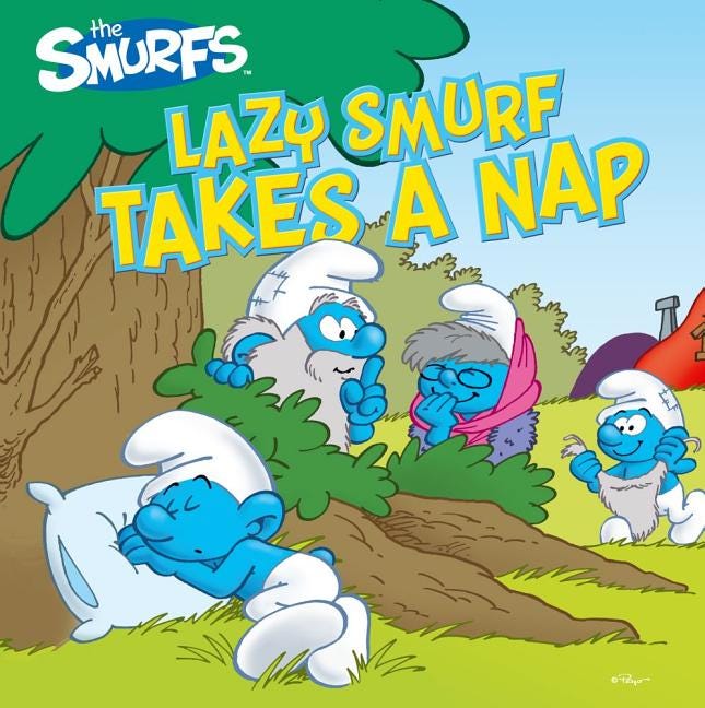 Lazy Smurf Takes a Nap - Walmart.com