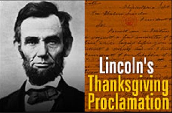 Abraham Lincoln's Proclamation of Thanksgiving
