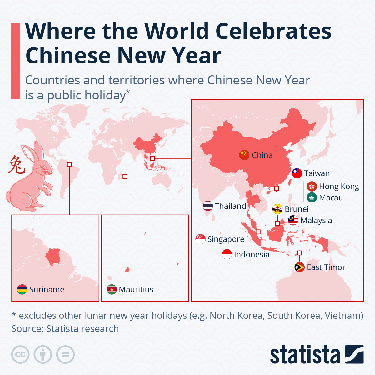 Infographic: Where the World Celebrates Chinese New Year | Statista
