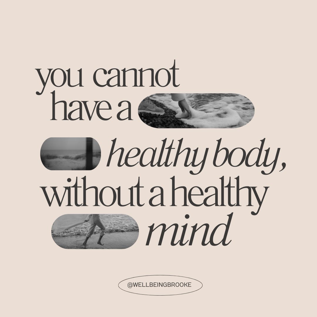 If you want to change your body, change your mind